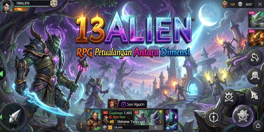 Tampilan gameplay RPG 138ALIEN dengan aksi petualangan seru.
