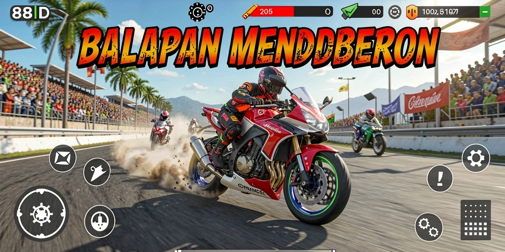 Gameplay seru balapan motor di <strong>88ID</strong> dengan grafik menakjubkan.