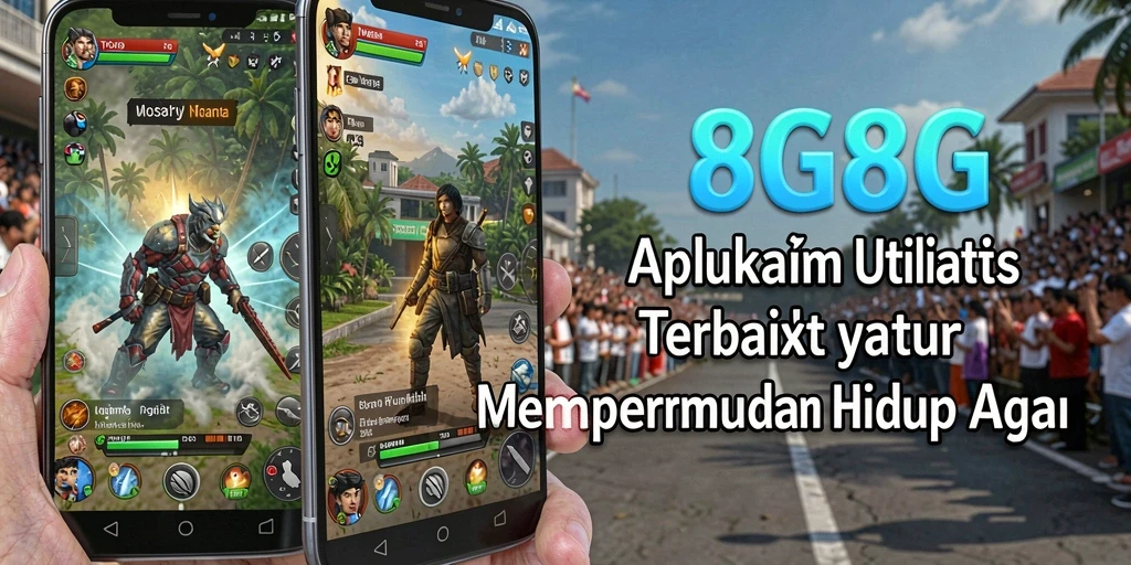 Tampilan aplikasi 8G8G dengan antarmuka pengguna yang sederhana dan fungsional.