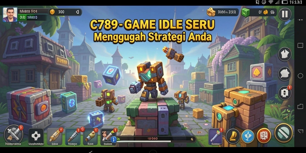 Screenshot gameplay C789 menunjukkan momen-momen seru dalam permainan Idle.