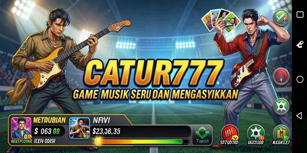 Tampilkan gameplay seru dari CATUR777 dengan berbagai genre musik.