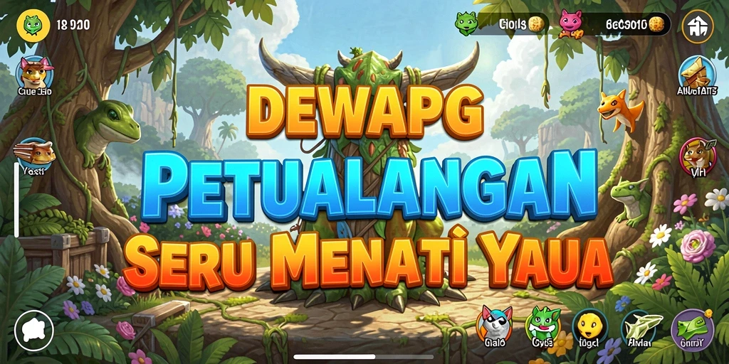 Screenshot gameplay DEWAPG menampilkan aksi petualangan yang mendebarkan.