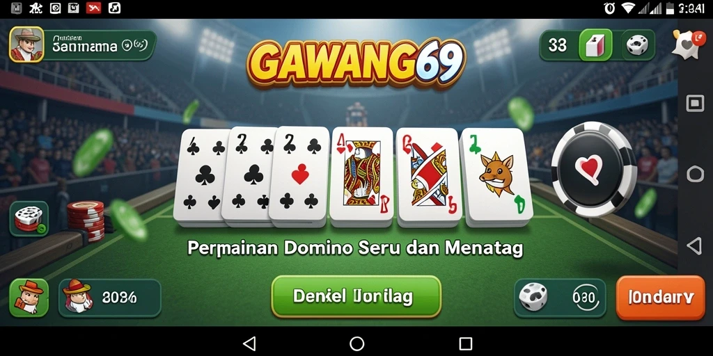 Gameplay GAWANG69 yang seru dan interaktif dalam permainan Domino.