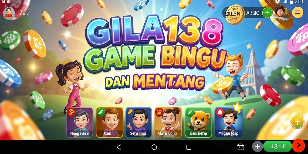 Tampilan Gameplay Menarik dari GILA138 dengan Elemen Bingo yang Seru.