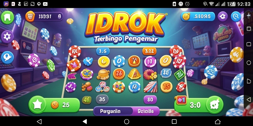 Gameplay Bingo yang seru dan interaktif di IDROK.