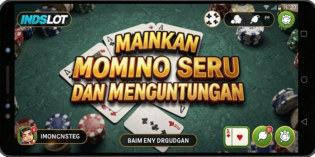 Screenshot gameplay INDSLOT yang menunjukkan keseruan bermain Domino.