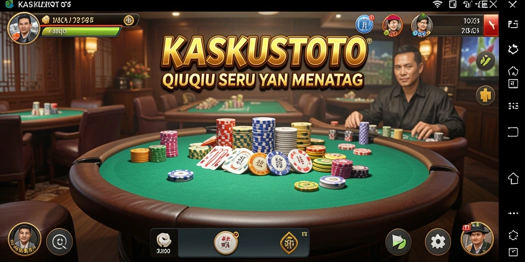 Tampilan gameplay seru dalam KASKUSTOTO, permainan QiuQiu yang menantang.