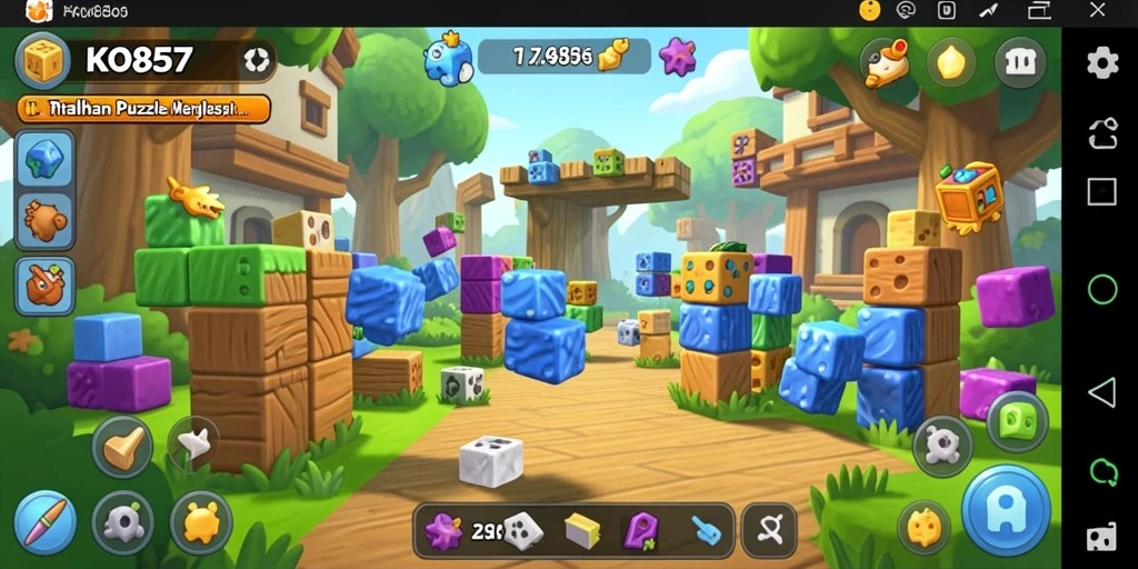 Gameplay seru dan menarik dalam KO857, cocok untuk penggemar puzzle.