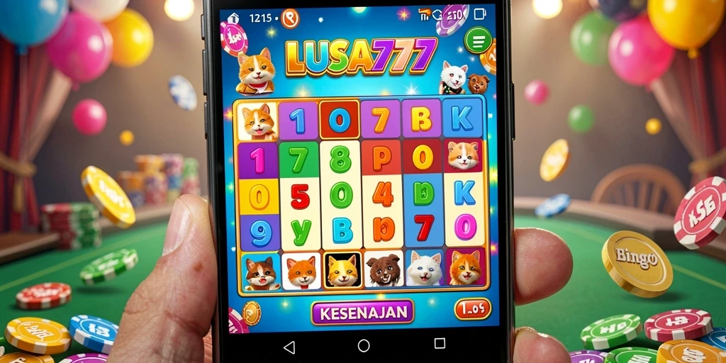 Gameplay seru LUSA777 saat bermain Bingo secara multiplayer.