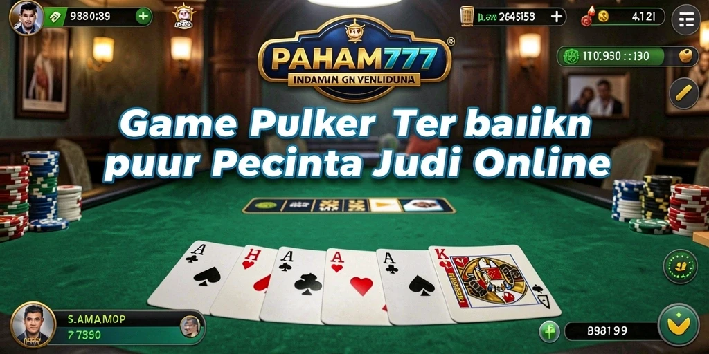 Gameplay intens dan seru saat bermain poker di PAHAM777.