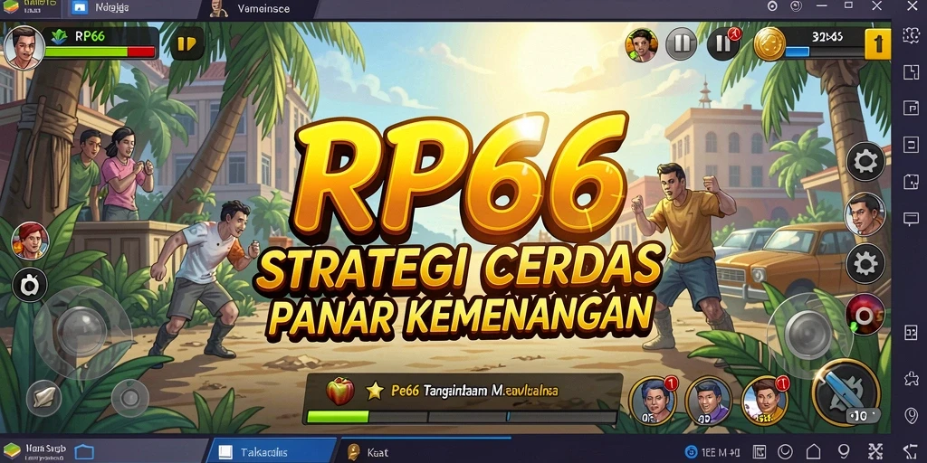 Tampilan gameplay menegangkan di RP66 saat merencanakan strategi.