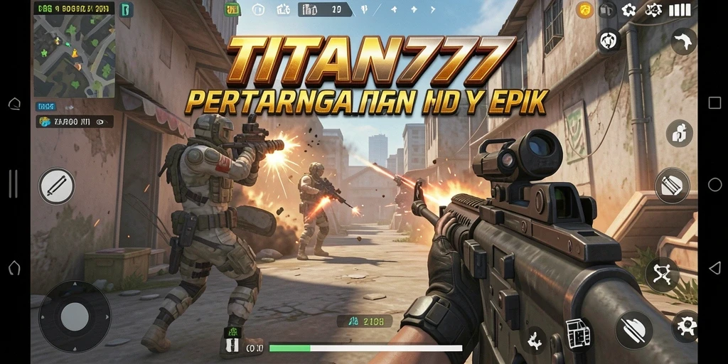 Gameplay intens dan grafis memukau di TITAN777.