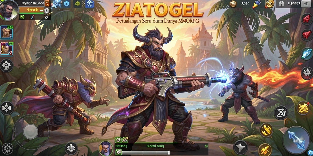 Tampilan gameplay ZIATOGEL yang fantastis dan penuh petualangan.